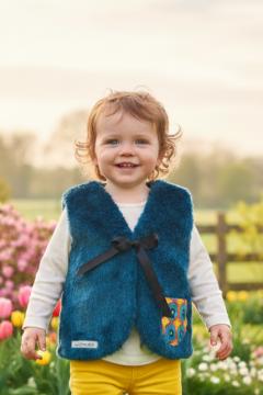 Picture of the product 18/24 month - blue fur sheperd vest.