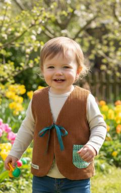 Foto van het artikel 18-24 maanden- Karamel Corduroy herdersvest.