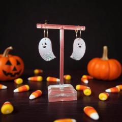 Photo de l'article Boucles d’oreille fantôme bicolore