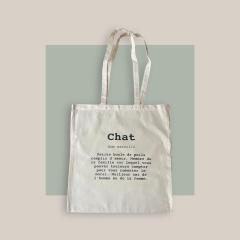 Photo de l'article Totebag coton - chat