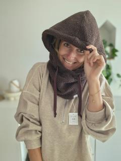 Photo de l'article Col à Capuche Teddy Brun