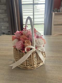 Photo de l'article Panier fleurs Bougies (fondants) Bio parfum au choix