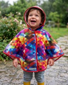 Photo de l'article 9/18 mois - Cape de pluie kaleidoscope