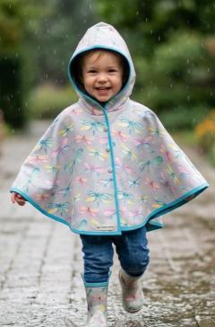Picture of the product 2 years - Dragonfly Rain Cape: softshell comfort & handmade charm