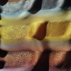 Picture of the product Brown silk-painted scarf