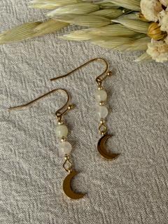 Photo de l'article Boucles d'oreilles Lune