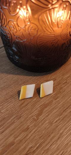 Photo de l'article Boucles d'oreilles losanges