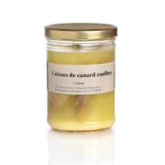 Bocal de cuisses de canard confites, spécialité du terroir prête à réchauffer – La Cave Epicurienne / Pot gekonfijte eendenbouten, streekspecialiteit klaar om op te warmen – La Cave Epicurienne / Jar of confit duck legs, regional speciality ready to heat – La Cave Epicurienne
