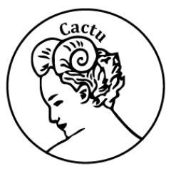 Logo Cactu Julie Pacher marque artisanale belge indépendante design fait main disponible sur Wimzzi.com créatrice belge made in Belgium / Cactu Belgisch ambachtelijk merk logo handgemaakt / Cactu Belgian independent artisan brand logo handmade