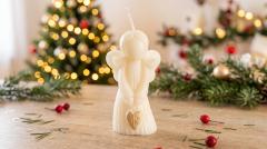 Picture of the product Bougie ANGE de Noël Bio parfumée