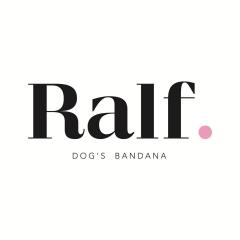 Logo Ralf Dog’s Bandana par Céline Debure, marque belge d’accessoires pour chien faits main en Belgique, bandanas artisanaux disponibles sur wimzzi.com, marketplace belge dédiée au fait main et aux créateurs locaux / Logo Ralf Dog’s Bandana door Céline Debure, Belgisch merk van handgemaakte hondenaccessoires verkrijgbaar via wimzzi.com / Ralf Dog’s Bandana logo by Céline Debure, Belgian handmade dog accessories brand available on wimzzi.com