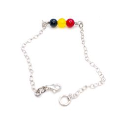 Bracelet en argent avec perles belges – bijou fin et symbolique – idée cadeau local et discret / Zilveren armband met Belgische kralen – elegant handgemaakt geschenk / Silver bracelet with Belgian beads – elegant, subtle and meaningful gift