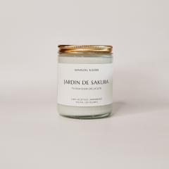 Maison Kaori_Bougie Sakura – ambiance fleurie et délicate – cadeau artisanal pour instants de sérénité / Sakura kaars – bloemig en verfijnd – handgemaakt geschenk voor rustmomenten / Sakura candle – floral and delicate mood – artisanal gift for peaceful moments