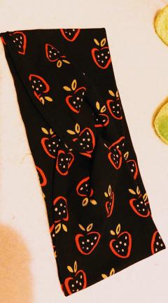 Bandeau enfant en coton bio – motif automnal – idée cadeau bébé pour look mignon et pratique / Herfstige baby haarband – pompoenmotief – duurzaam en schattig accessoire / Autumn baby headband – pumpkin print – sustainable and adorable accessory