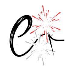 Logo Cam’s Créations, symbolisant la passion de la couture artisanale belge. Marque dédiée aux vêtements allaitement, accessoires bébé et créations familiales cousues main. Une signature de savoir-faire et d’authenticité. Découvrez les produits et ateliers couture sur Wimzzi.com / Logo van Cam’s Créations, Belgisch naaiatelier – authentiek en handgemaakt – te vinden op Wimzzi.com / Logo of Cam’s Créations, Belgian handmade brand — local sewing, babywear and slow fashion — shop on Wimzzi.com.