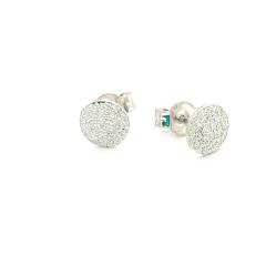 Clous d’oreilles brillants en argent 925 – surface diamantée, élégance discrète / Oorknopjes in 925 zilver met diamantafwerking – subtiele glans en elegantie / 925 silver stud earrings with diamond-cut finish – elegant, subtle sparkle