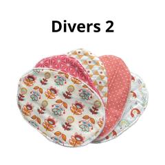Photo de l'article Divers 2 – Lot de 5 lingettes lavables démaquillantes douces et écologiques