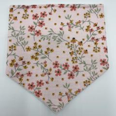 Photo de l'article Bavoir bandana Fleurs