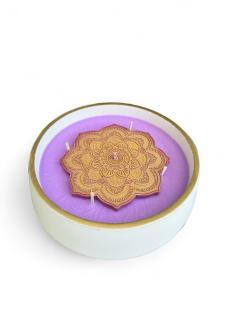 ougie artisanale Fleur de Cerisier – 610ML – délicatesse florale signée Charlotte Caci pour un moment cocooning / Kersenbloesem kaars – bloemig & rustgevend – Belgische creatie voor je me-time / Cherry blossom candle – floral and soothing – handmade Belgian cocooning ritual