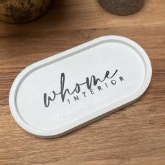 Plateau ovale à message – modèle “Whatever” moderne et humoristique, parfait pour cadeau d’anniversaire / Dienblad met grappige tekst – modern en speels geschenkidee / Oval tray with fun message – stylish and cheeky birthday or hostess gift