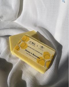 Nettoyant visage solide au miel et cire d’abeille – soin doux pour peaux sensibles, naturel / Gezichtsreiniger met honing en bijenwas – zachte en natuurlijke verzorging / Solid facial cleanser with honey & beeswax – gentle skincare for sensitive skin