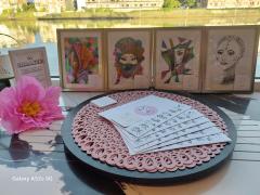 Kit de coloriage créatif avec illustrations artistiques, moment détente garanti / Creatieve kleurset met artistieke tekeningen, ideaal voor ontspanning / Creative coloring kit with artistic drawings, perfect for relaxing moments