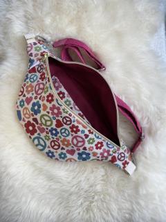 Sac banane en tissu fait main, accessoire mode pratique et stylé à offrir sans hésiter / Handgemaakte heuptas met kleurrijke print, perfect modecadeau / Handmade fanny pack in bold print – perfect stylish and useful gift