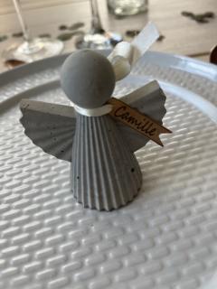 Photo de l'article Ange en béton doré déco