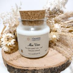 Photo de l'article Bougie Parfumée Aloe Vera – Cire végétale, 40h de fraîcheur végétale, artisanale & made in Belgium