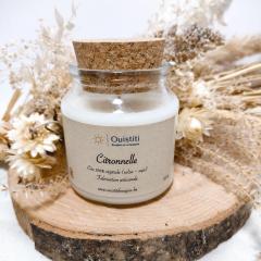 Photo de l'article Bougie Parfumée Citronnelle – Cire végétale, 40h de fraîcheur citronnée, artisanale & made in Belgium