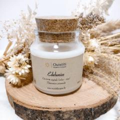 Photo de l'article Bougie Edelweiss – Cire végétale, 40h de fraîcheur florale des montagnes, artisanale & made in Belgium