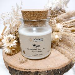 Photo de l'article Bougie Myrte – Cire végétale, 40h de parfum méditerranéen, artisanale & made in Belgium