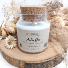 Photo de l'article Bougie Ambre Gris – Cire végétale, 40h d’élégance boisée, artisanale & made in Belgium