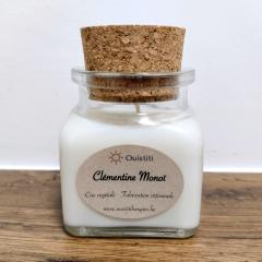 Foto van het artikel Geurkaars Clementine Monoi – 80g zonnige & exotische geur, plantaardige was & handgemaakt