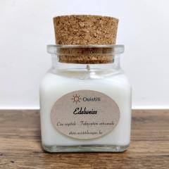 Foto van het artikel Geurkaars Edelweiss – 80g bloemige berglucht, plantaardige was & met liefde gemaakt in België
