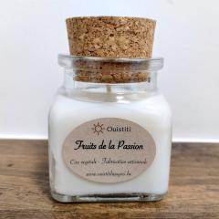 Foto van het artikel Geurkaars Passievrucht – 80g exotische fruitgeur, plantaardige was & Belgisch vakwerk