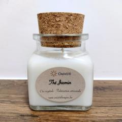 Foto van het artikel Geurkaars Jasmijnthee – 80g rustgevende bloemengeur, plantaardige was & Belgisch vakwerk