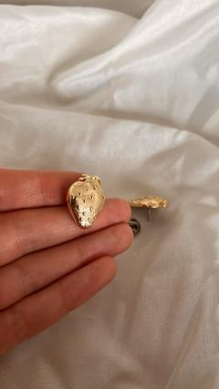 Pin’s doré vintage recyclé – Cadeau coup de cœur artisanal / Vintage gouden pin – Artisanale en unieke touch / Vintage gold upcycled pin – Handmade gem for conscious gifting