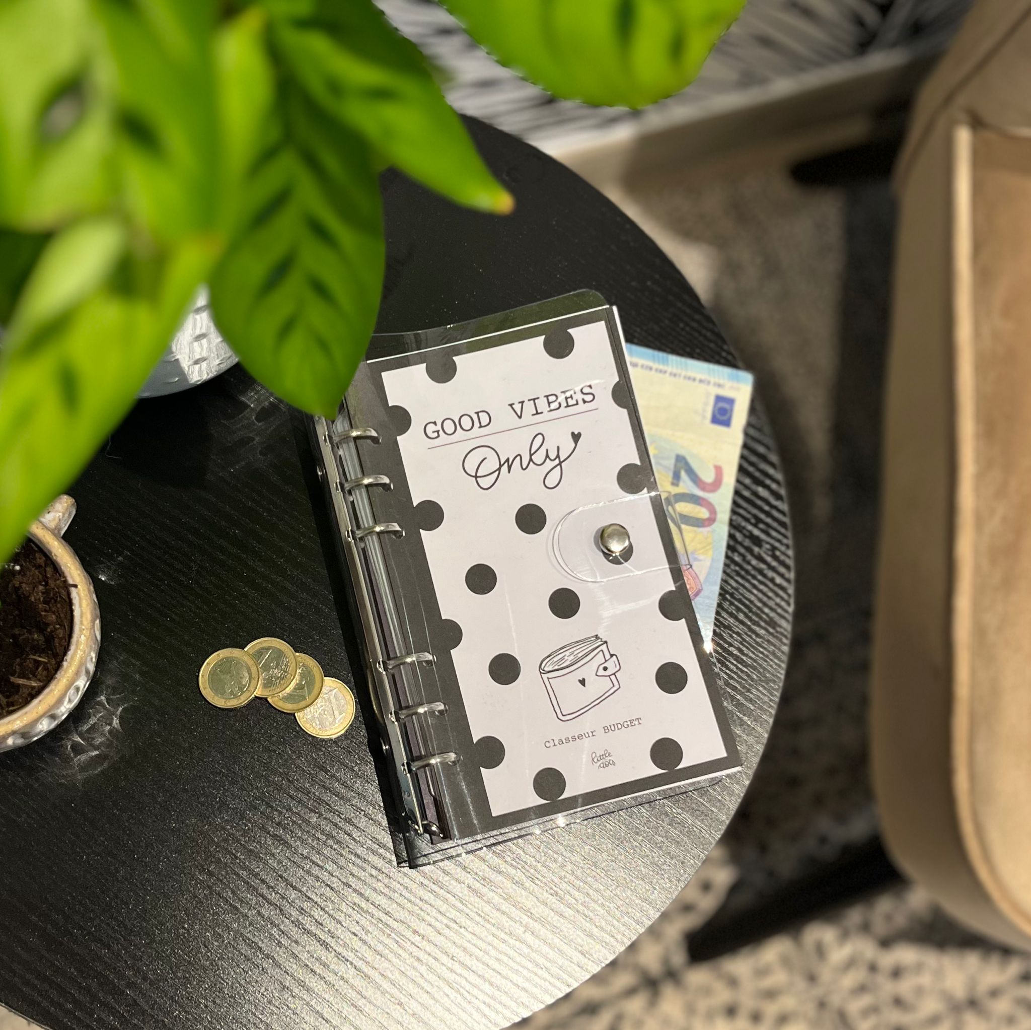 Classeur budget illustré – outil pratique pour suivre ses finances au quotidien / Budgetmap met illustraties – handig hulpmiddel voor dagelijkse uitgaven / Illustrated budget binder – practical tool for daily money tracking